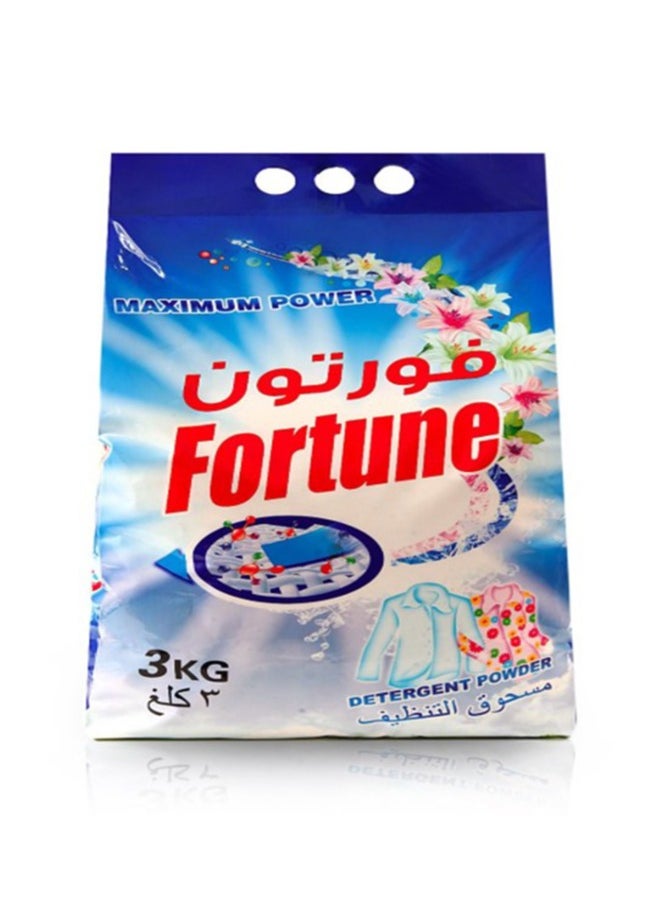 Fortune Automatic Laundry Detergent Powder Original Scent Stain-free Clean Laundry 3 KG  - Image 2