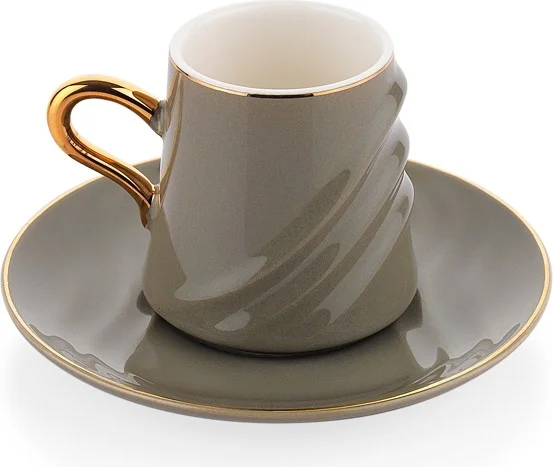 شافر Vogue Coffee Cup Set for 6 Persons 12 Pieces - Multi Color