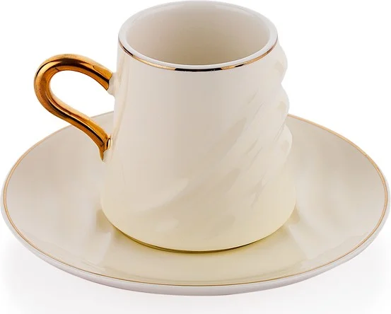 شافر Vogue Coffee Cup Set for 6 Persons 12 Pieces - Multi Color