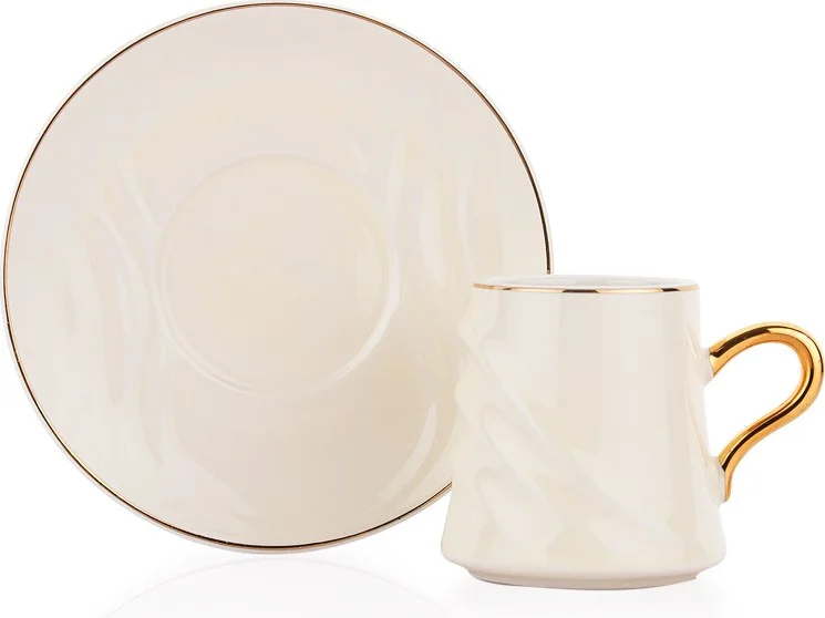شافر Vogue Coffee Cup Set for 6 Persons 12 Pieces - Multi Color