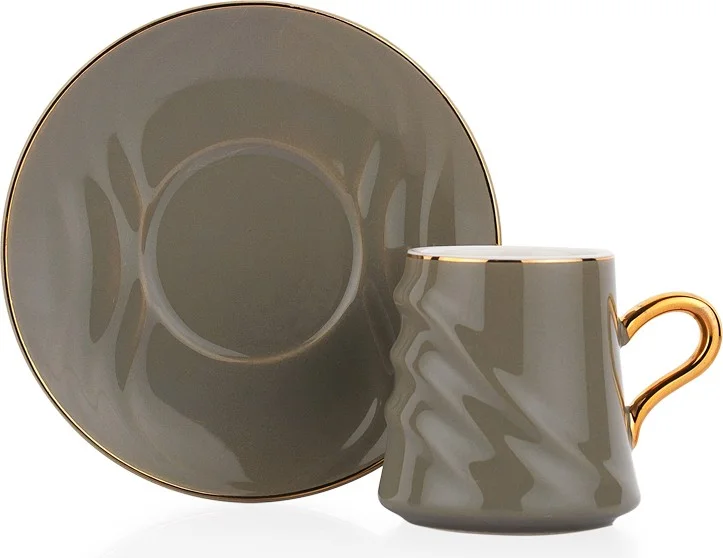 شافر Vogue Coffee Cup Set for 6 Persons 12 Pieces - Multi Color