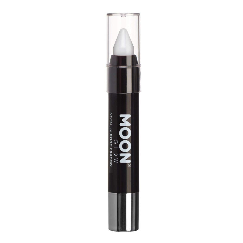 Moon Glow - Neon UV Paint Stick Body Crayon for The Face & Body â€“ White - Image 1