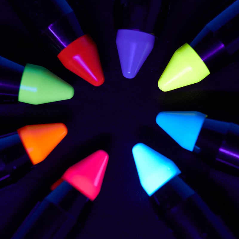 Moon Glow - Neon UV Paint Stick Body Crayon for The Face & Body â€“ White - Image 5