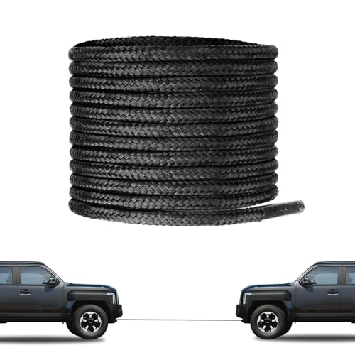 NDTEZUGT Unbreakable Boot Laces, Heavy Duty Work Round Shoelaces Replacement Shoe Strings, Stronger than Steel or Kevlar (Black 63”/160cm) - Image 1