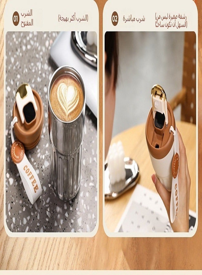 general 410ml Insulated Travel Coffee Mug with Temperature Display | 316 Stainless Steel Vacuum Tumbler | Leakproof Thermal Mug - Image 2