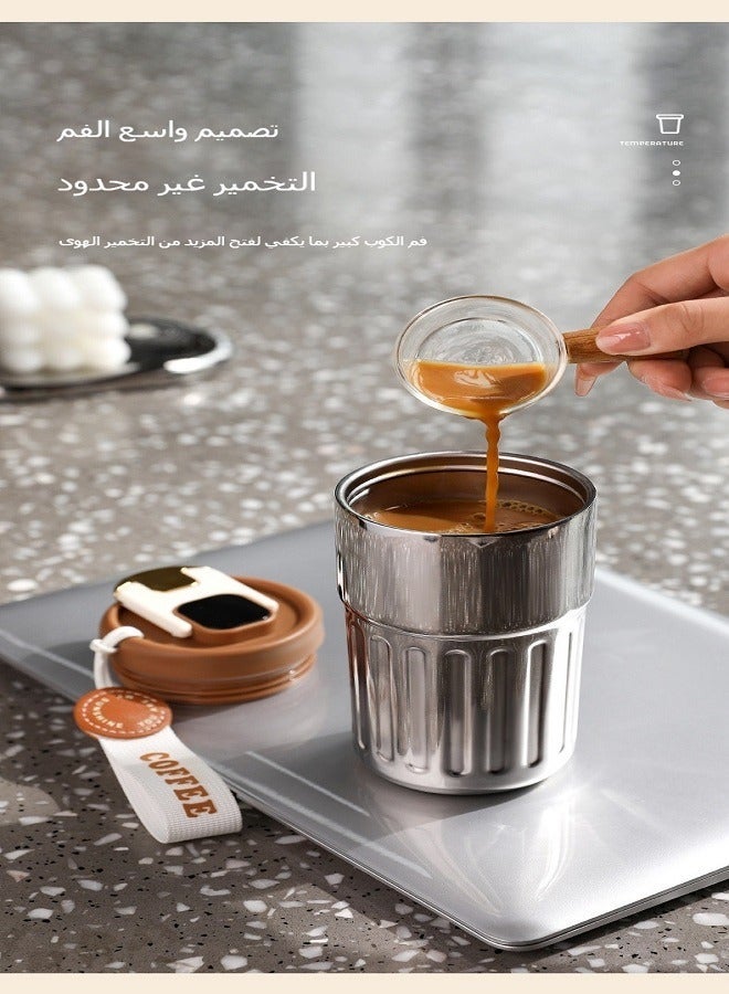 general 410ml Insulated Travel Coffee Mug with Temperature Display | 316 Stainless Steel Vacuum Tumbler | Leakproof Thermal Mug - Image 5