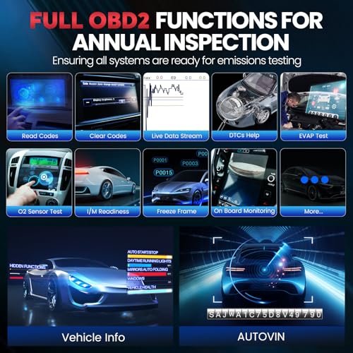LAUNCH CRP129I V2.0 OBD2 Scanner, 2025 FCA AutoAuth, Next-Gen,12 Resets Oil/EPB/SAS/TPMS/BMS/Throttle/DPF Reset/Injector Coding, ABS SRS Transmission Engine Code Reader, Lifetime Free Update - Image 4