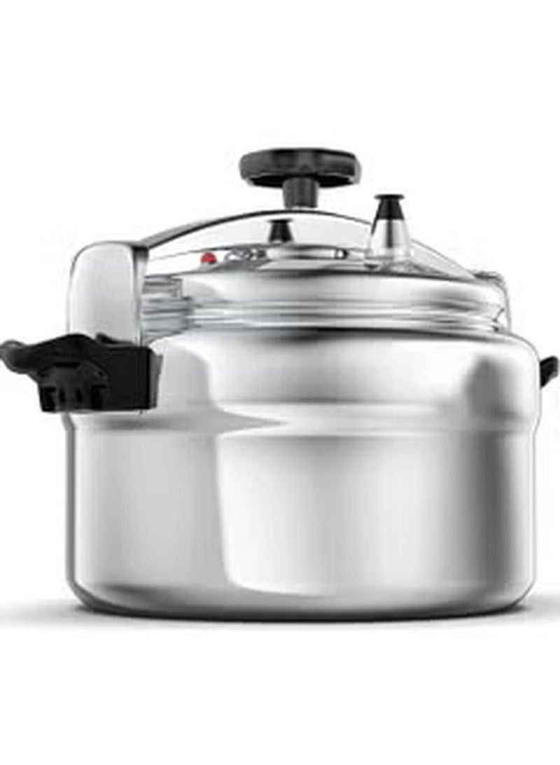 15Liters Aluminium Pressure Cooker  Pressure Pot  Arabic Cooker  Silver Silver  - Image 2