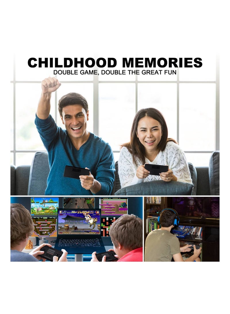 Captaintech Wireless Mini Retro Game Console, 1500 Classic Games Handheld Classic Video Games Console Portable Gaming Device Compact Gaming Console with 2 Wireless Controllers for Family Fun Entertainment - Image 5