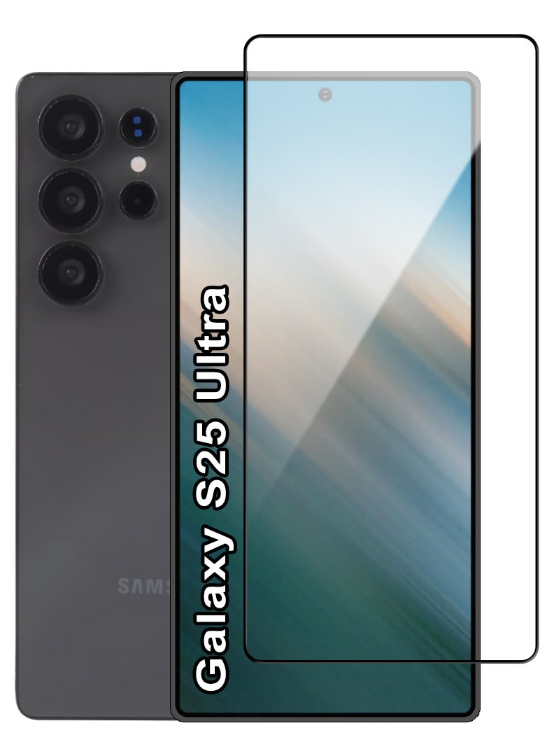 Case Up Screen Protector For Samsung Galaxy S25 Ultra 6.8 Inch, 9H Hardness Tempered Glass, Bubble Free Easy Installation, Full Coverage, Anti Scratch And Touch Sensitive - Image 1