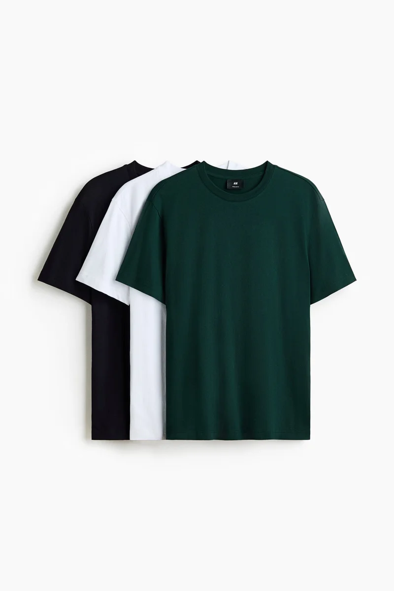 H&M 3-pack Regular Fit T-shirts
