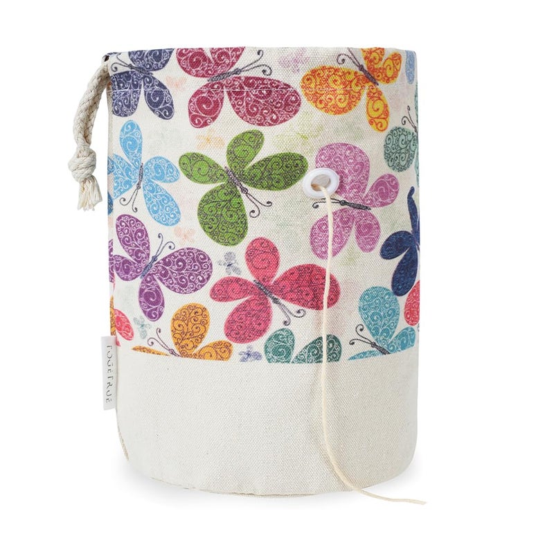 Togetrue Yarn Bag  Small Knitting Crochet Bag  Portable Yarn Storage Bags Organizer For Crocheting Project  Store Skein Ball  Short Knitting Needle (Butterfly) - Image 1