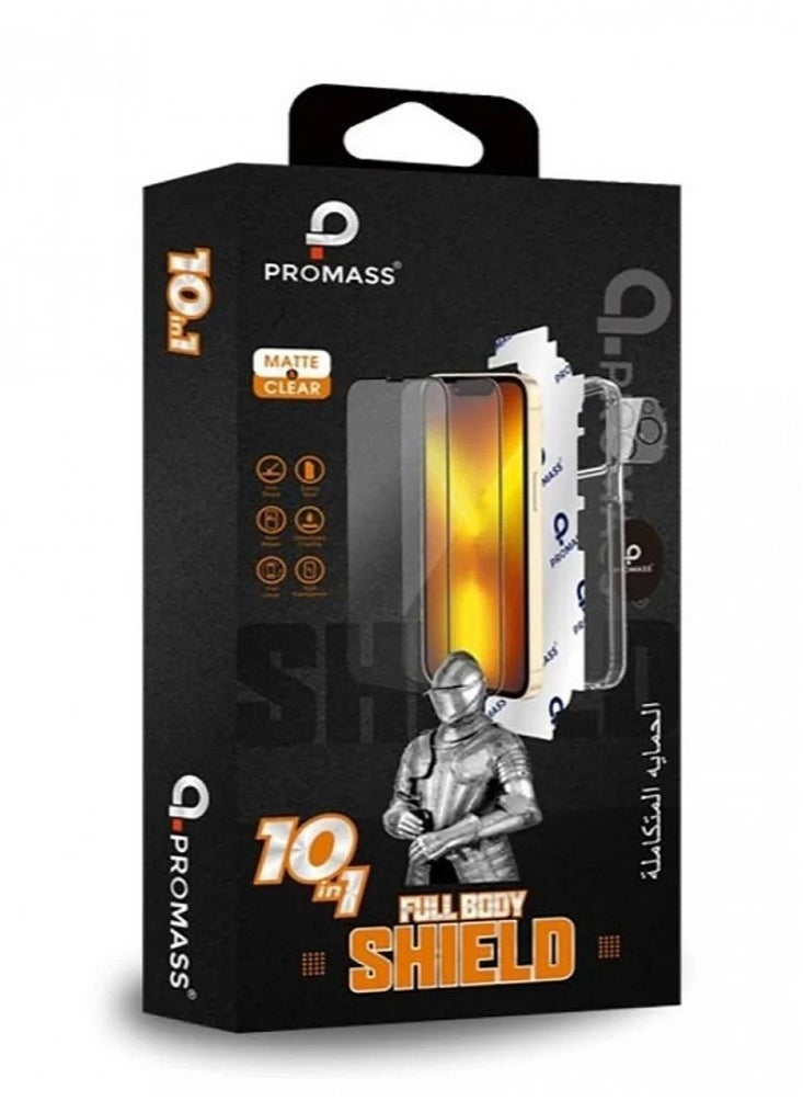 PROMASS Protection package (10in1) for the Samsung  Galaxy S24, integrated and original package from Promas, resistant to breakage and scratches  - Image 1