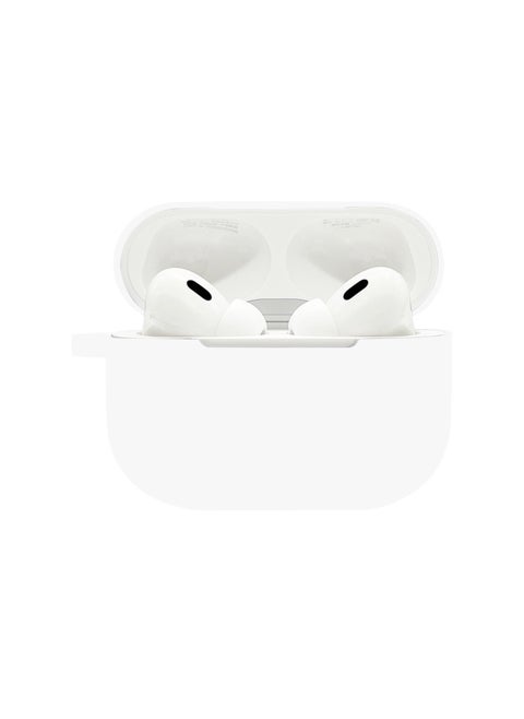 Suitable For Airpods Pro2 Protective Case Silicone Case Airpods4 Apple Wireless Bluetooth Headset Case-Color:Transparent Color (with Hanging Ears 1.2mm)-Applicable Models:Airpods4 Naked