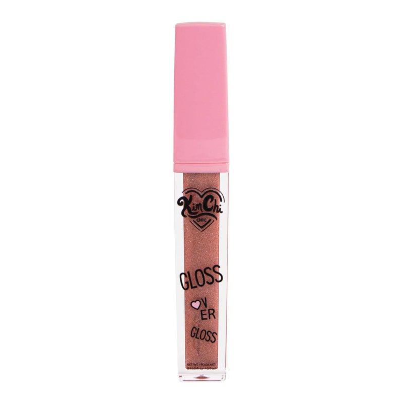 Kimchi Chic Gloss Over Gloss, Shimmery Micro-Sparkle Lip Gloss To Wear Alone Or Over Lipstick, Fragrance-Free Luscious Lip Balm, Mauve With Red Undertones, 04 Nectar, 0.35ml - Image 2