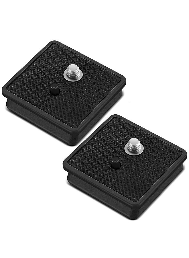 41 mm QR Release Plate Camera Tripod Ball Head Quick Release Plate Replacement Compatible with Ambico V-0552 V-0554, Sunpak 7500 Pro 7500tm 7575, Kalimar Pro-tech V-40(2 Pieces) - Image 1