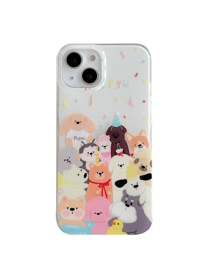 Zaboon Case For iPhone 13 Pro IMD Cute Animal Pattern Phone Case - Image 1
