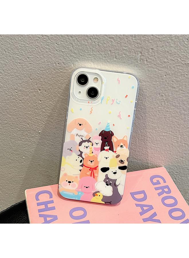 Zaboon Case For iPhone 13 Pro IMD Cute Animal Pattern Phone Case - Image 2