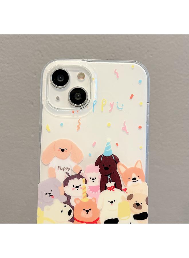 Zaboon Case For iPhone 13 Pro IMD Cute Animal Pattern Phone Case - Image 4