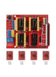 Witbot CNC Shield Expansion Board+drv8825 Stepper Motor Driver+Heat Sink for Arduino V3 Engrave