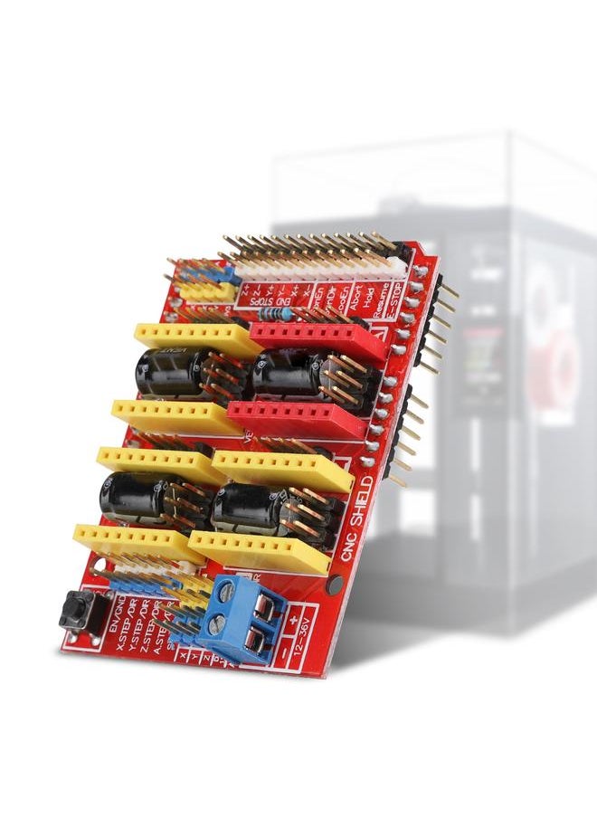 Thoraya - Witbot CNC Shield Expansion Board+drv8825 Stepper Motor Driver+Heat Sink for Arduino V3 Engrave - Image 1