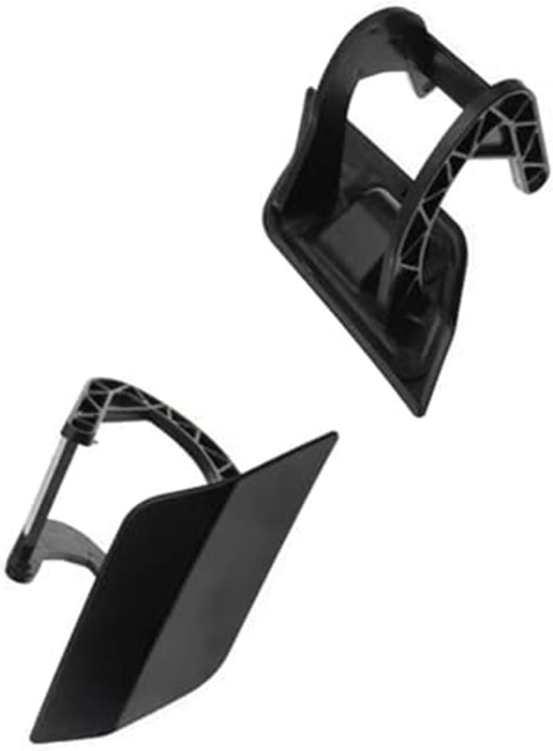 Wivplex 2PCS Black Headlight Washer Nozzle Cover for Mercedes - Image 3