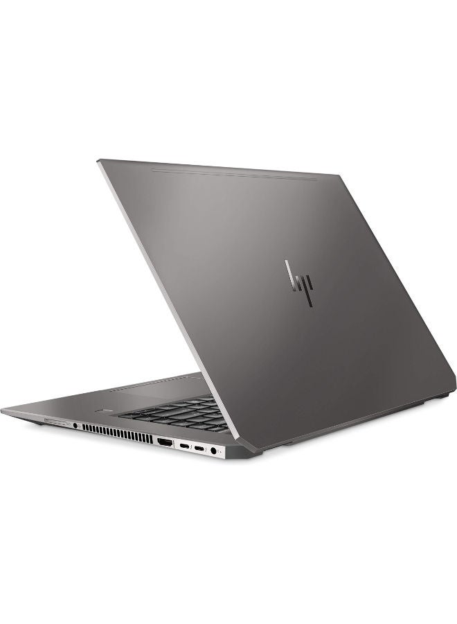 HP لابتوب HP ZBook 15 Studio G5، معالج Intel Core i7-8750H، 512GB SSD، 16GB RAM، NVIDIA Quadro P1000 4GB، شاشة 15.6 بوصة 4K UHD، ويندوز 10 برو - فضي (مُجدّد)، درجة A، ضمان 6 أشهر - Image 1