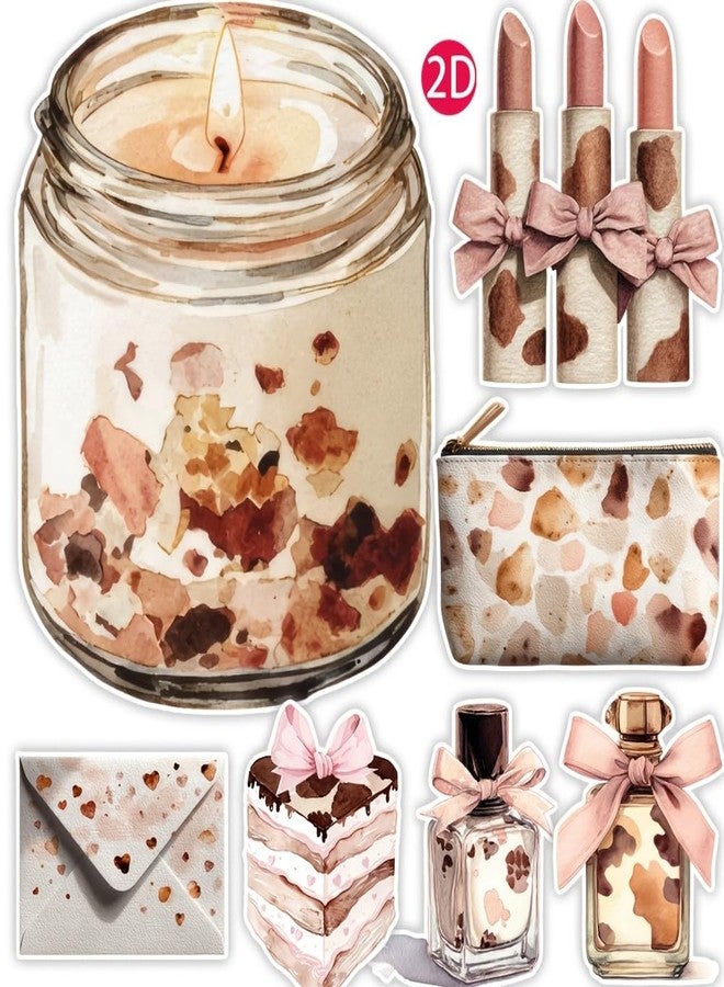 SLGIFT 1 Pack, Bowknot Afternoon Tea Series Stickers, Journaling Stickers, Decorative Handmade Stickers, DIY Scrapbooking Stickers, Diary, Photo Album, School Craft Material Stickers, DIY Stationery, - Image 3