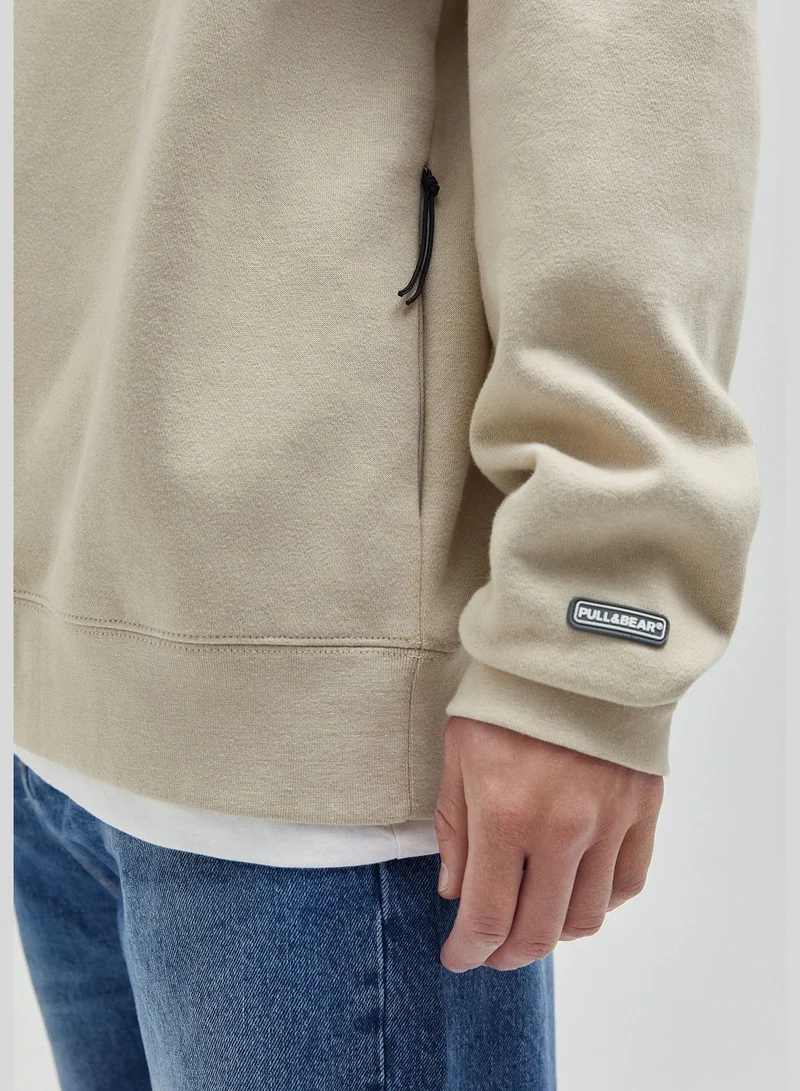 PULL&BEAR Basic regular fit sweatshirt