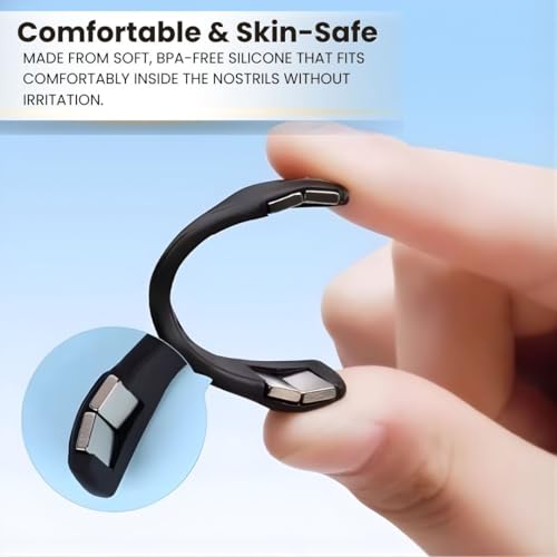 ANTIL'S Magnetic Anti-Snoring Nose Clip (Pack of 15) | Nasal Strips for Breathing Relief | Sleep Aid Snore Stopper Device for Men & Women | Reusable Nose Dilator for Better Sleep & Easy Breathing - Image 2