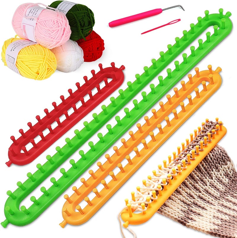 Coopay Knitting Loom Set for Kids Scarf Blanket Shawl - Image 1