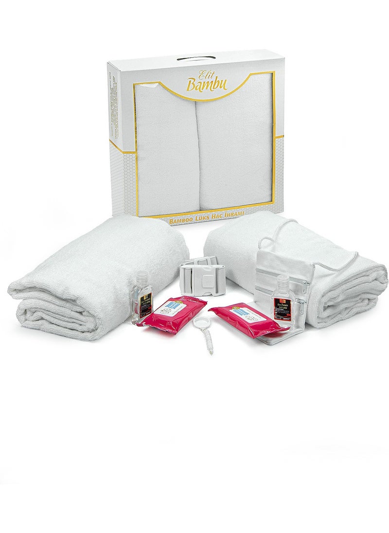 ihvanonline Luxury Bamboo Hajj Umrah Ihram Set  - Image 1