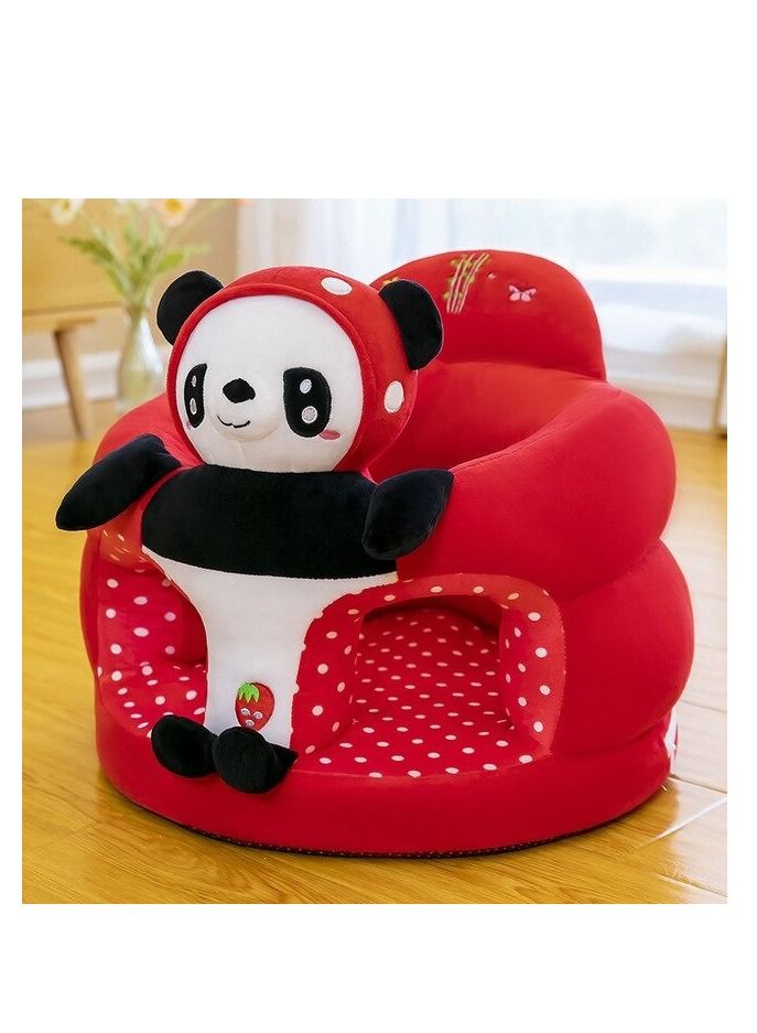 مقعد أريكة قطيفة ناعم للرضع - Image 1