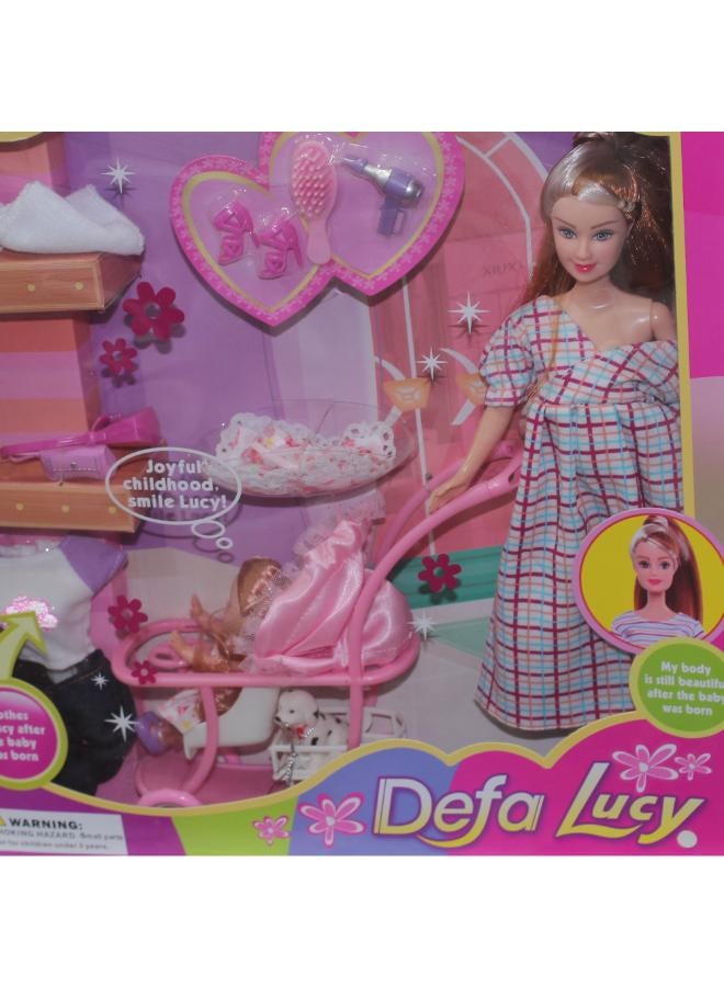 Defa Lucy Pregnant Doll Playset - Image 3