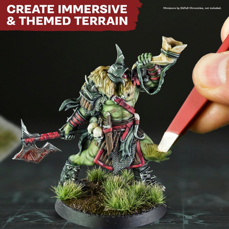 The Army Painter Battlefields Basing Set - Static Grass for Miniature Terrain Basing set - Static Grass & Free Basing Glue, Woodland Scenic Static Grass, Scenery Flocks - Master Quality Game Miniature - Image 4