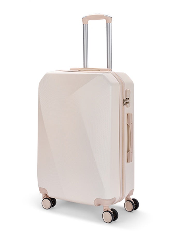LIMRA Cabin Carry Check-In Luggage Trolley Size 20 inch Beige - Image 1