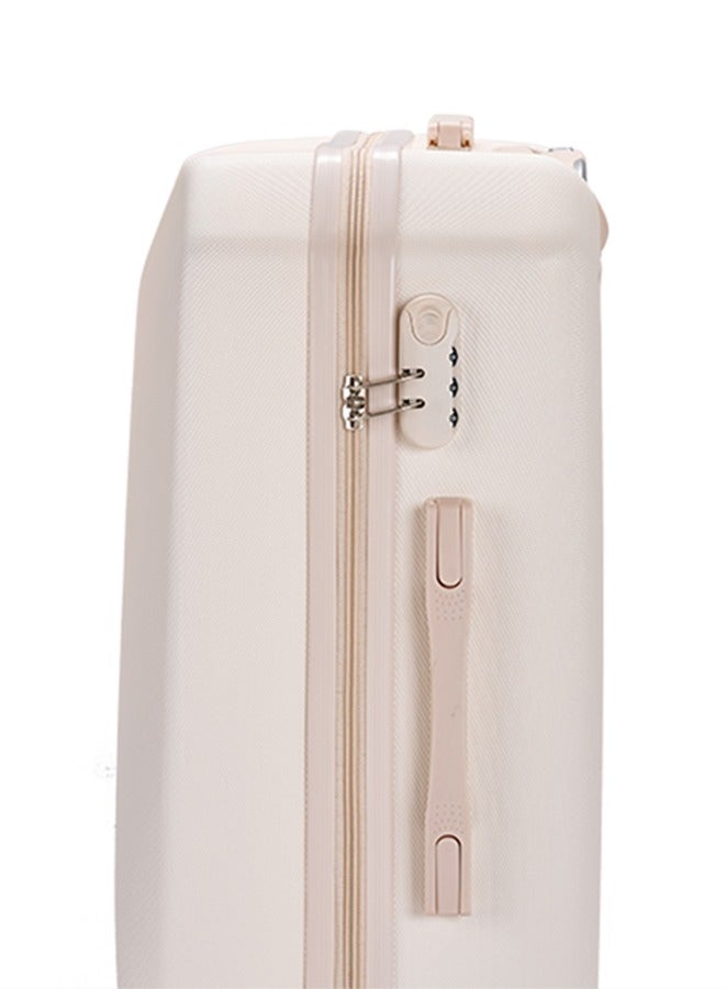 LIMRA Cabin Carry Check-In Luggage Trolley Size 20 inch Beige - Image 4