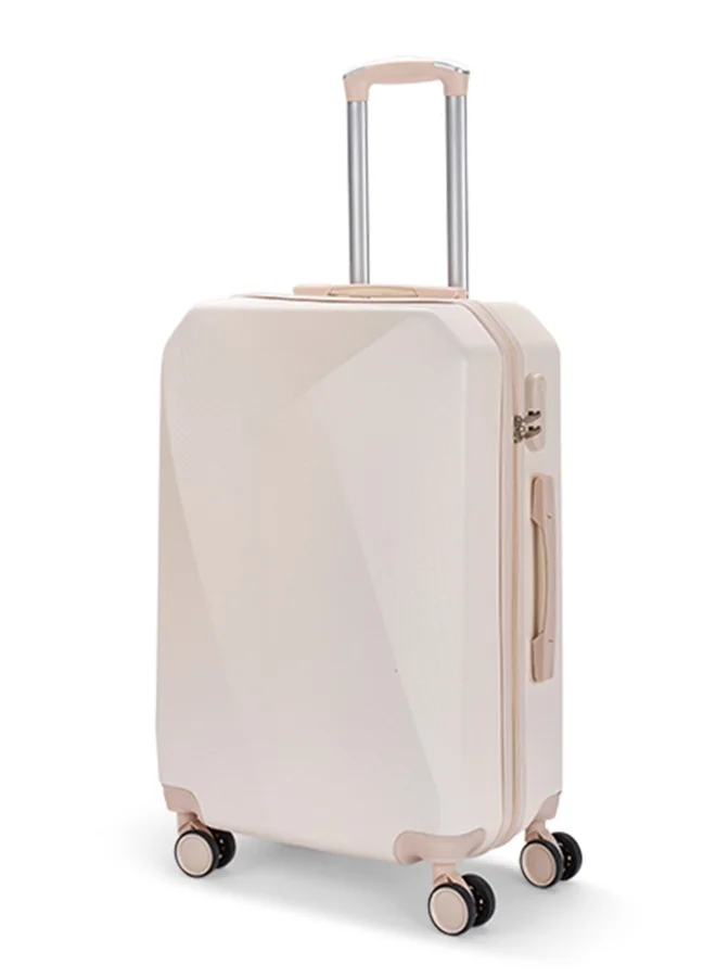 LIMRA Cabin Carry Check-In Luggage Trolley Size 20 inch Beige