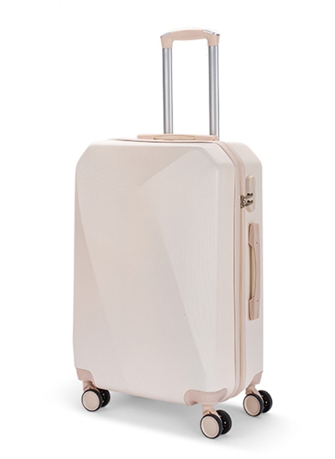 LIMRA Cabin Carry Check-In Luggage Trolley Size 20 inch Beige  - Image 1