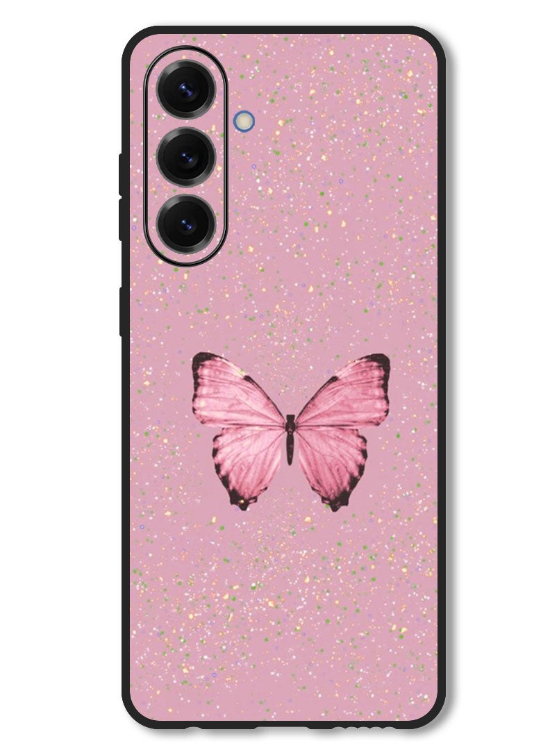 Theodor Case Compatible with Samsung Galaxy F56 6.74 Inch Protection Shockproof Bumper Cover Glitter Butter 1 - Image 1