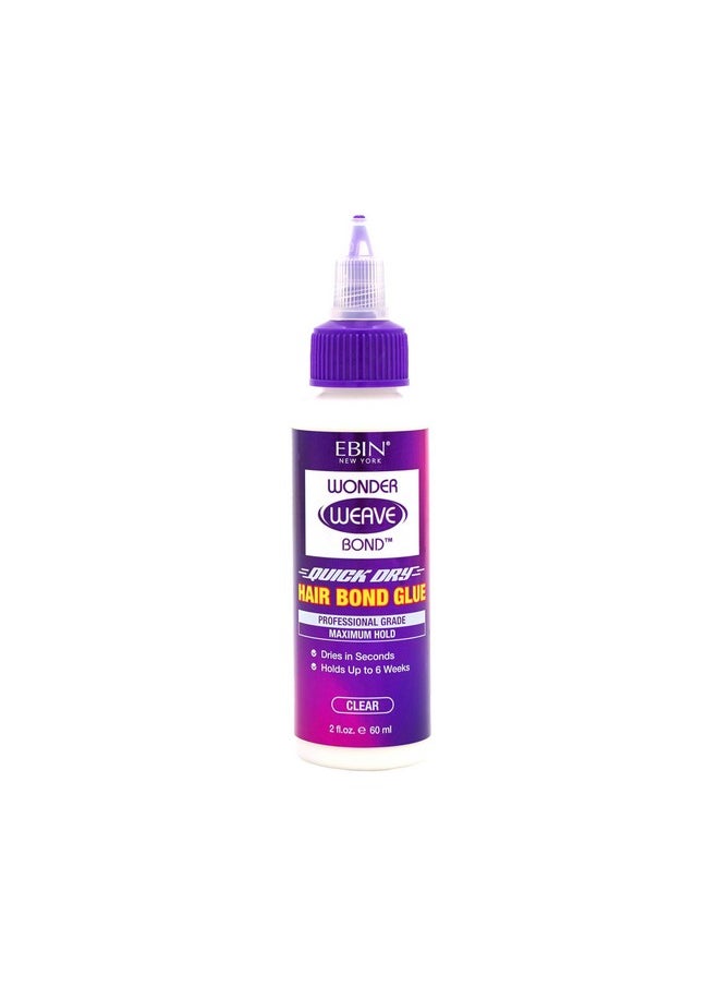 EBIN NEW YORK Wonder Weave Bond Hair Bond Glue - Clear 2 fl.oz(60ML)  - Image 1