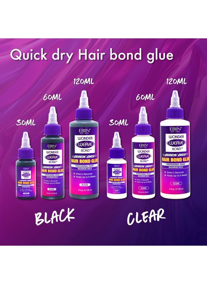 EBIN NEW YORK Wonder Weave Bond Hair Bond Glue - Clear 2 fl.oz(60ML)  - Image 5
