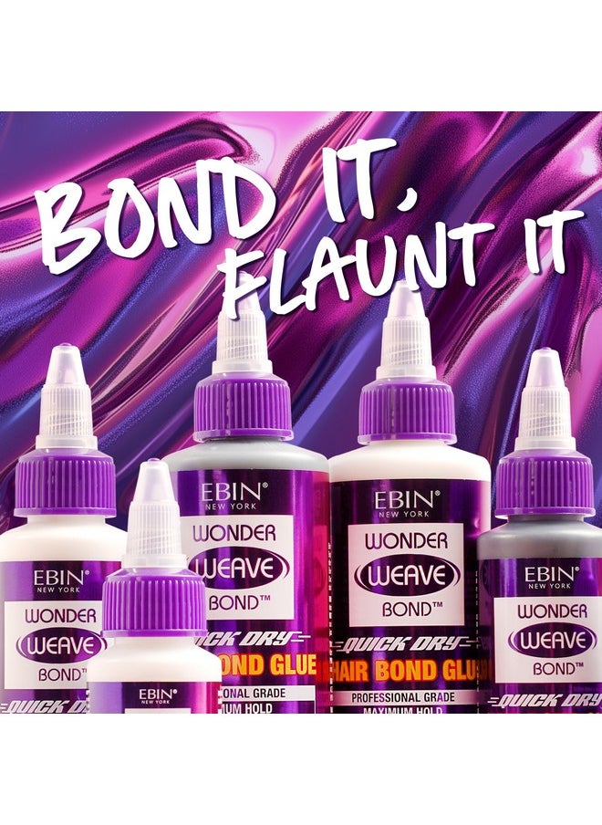 EBIN NEW YORK Wonder Weave Bond Hair Bond Glue - Clear 2 fl.oz(60ML)  - Image 4