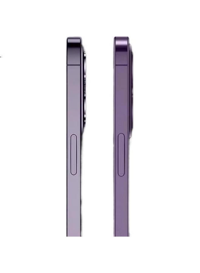 Divi [Ultra-Thin Ice Feel] Phone Case For Apple Iphone 14 Pro, Full Protection Ultra-Thin Frosted Semi-Transparent Shockproof Hard Shell For Men And Women, Purple - Image 3