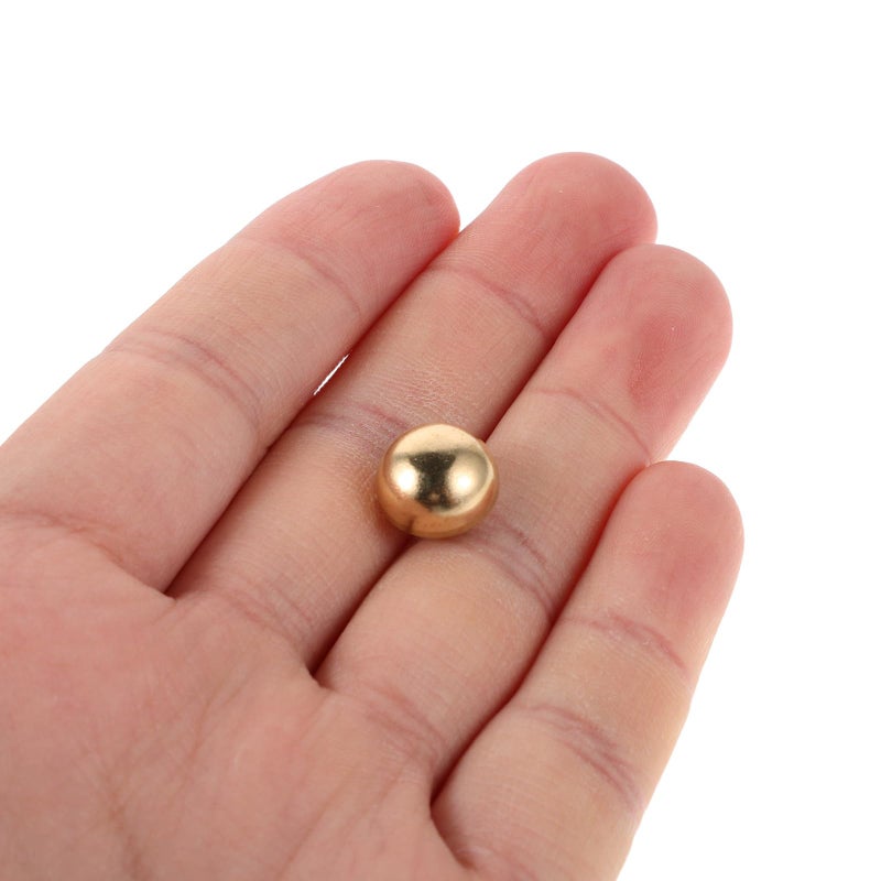 Copper Mushroom Rivet Studs 12mm Leathercraft Hardware for Bag Bottom Protection - Image 5