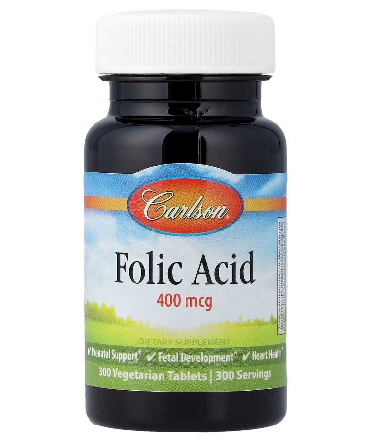 Folic Acid 400 mcg 300 Vegetarian Tablets