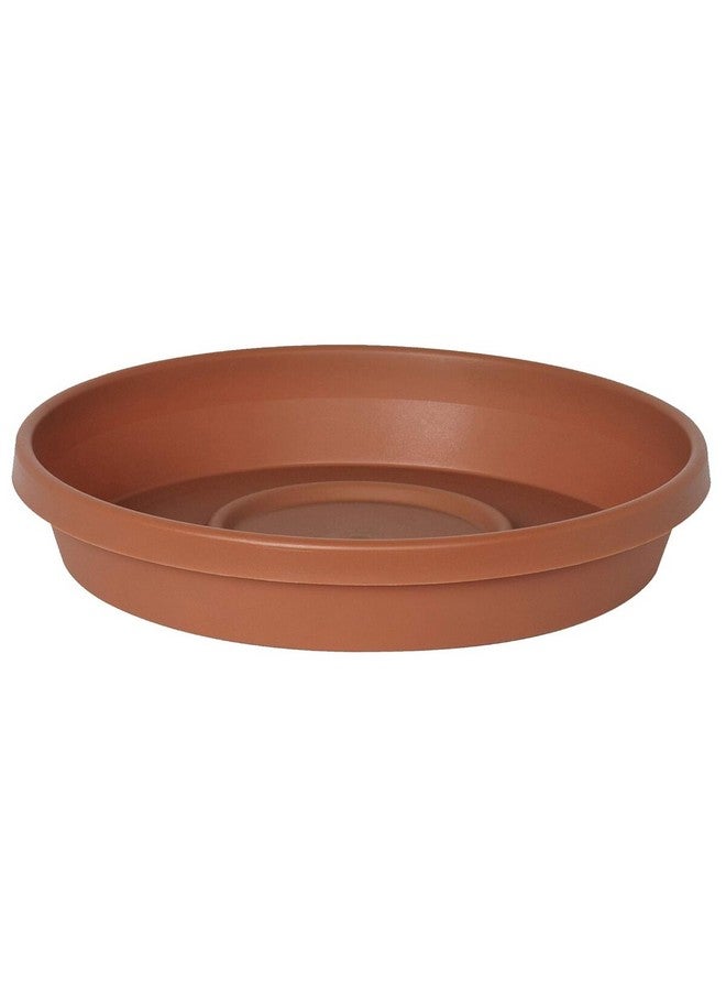 Bloem Fiskars Weather Resistant Plastic Planter Saucer Tray Terracotta 12inch 20-51012C - Image 1
