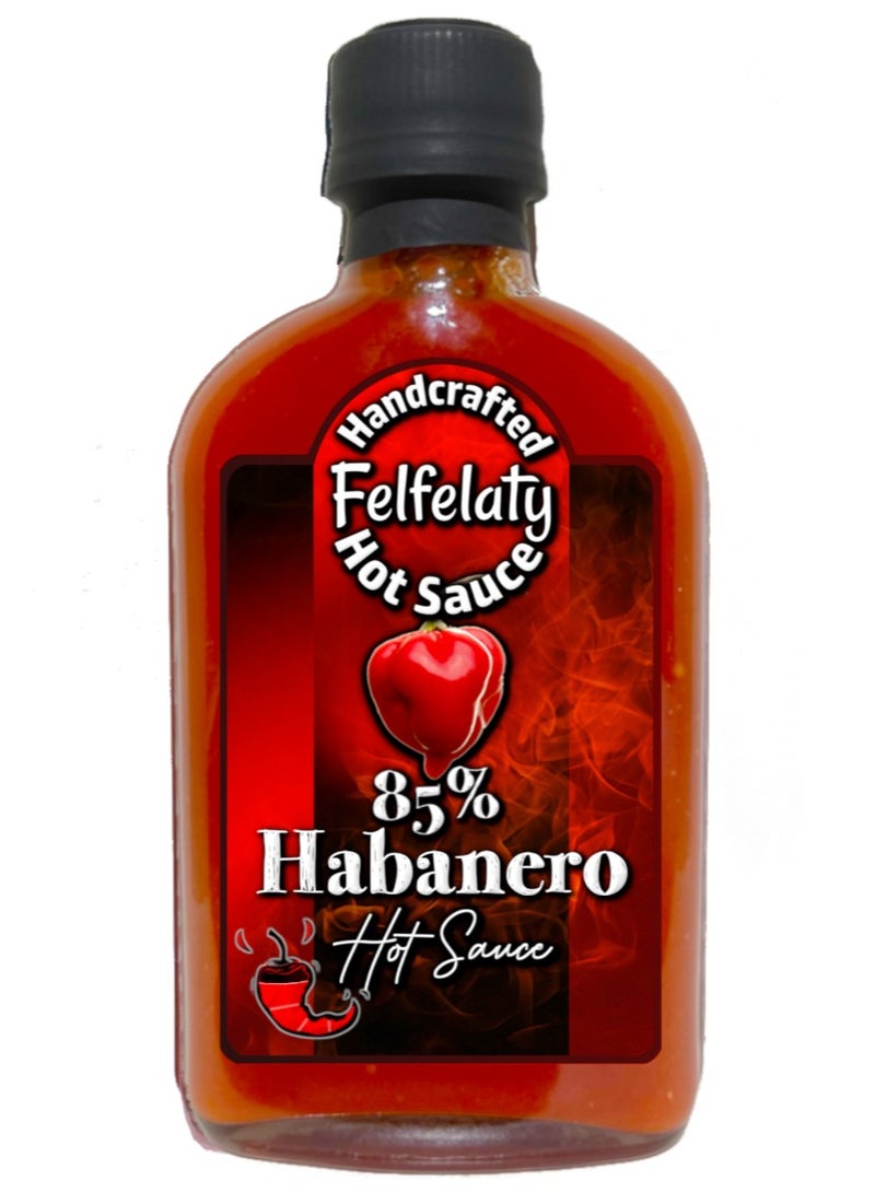 Felfelaty Hand crafted Hot Sauce 85% Habanero 200 GM - Image 1