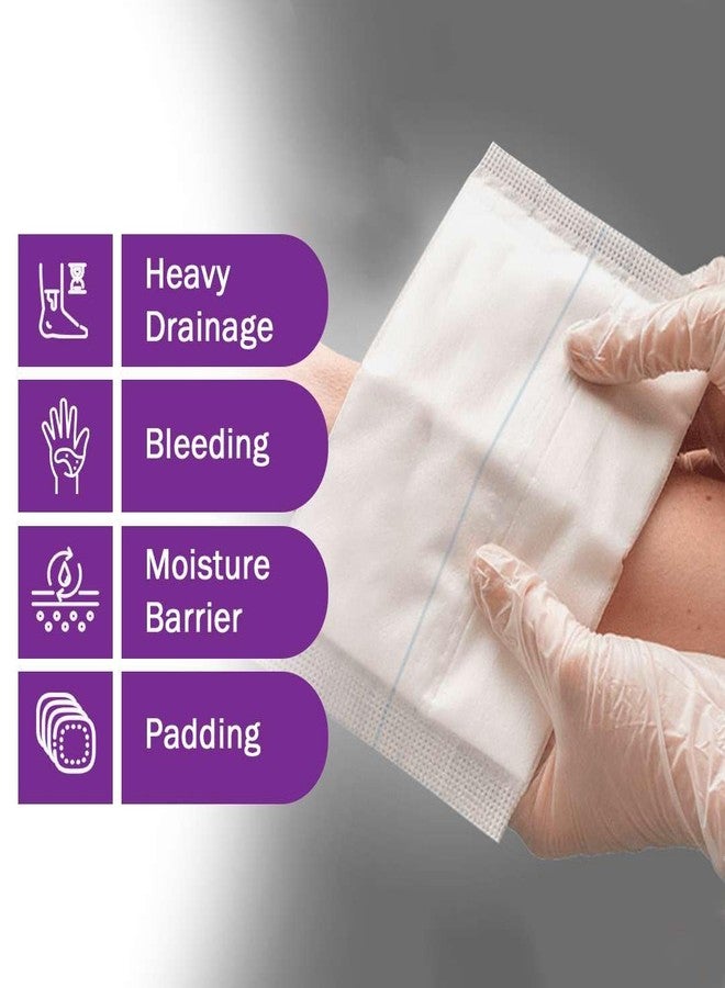TenderGentle Combine ABD Pads 5x9-2 Packs of 40 Sterile Abdominal Pads for Large Wounds - Wound Dressings Used for Bleeding, Padding, Moisture Barrier, and More - Image 4
