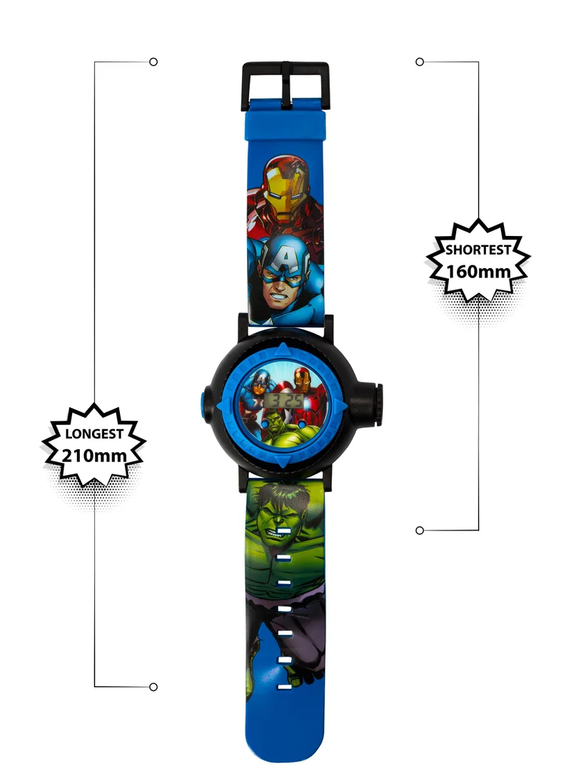 Disney Disney Marvel Avengers Blue Silicon Strap Boys Watch - AVG3536ARG